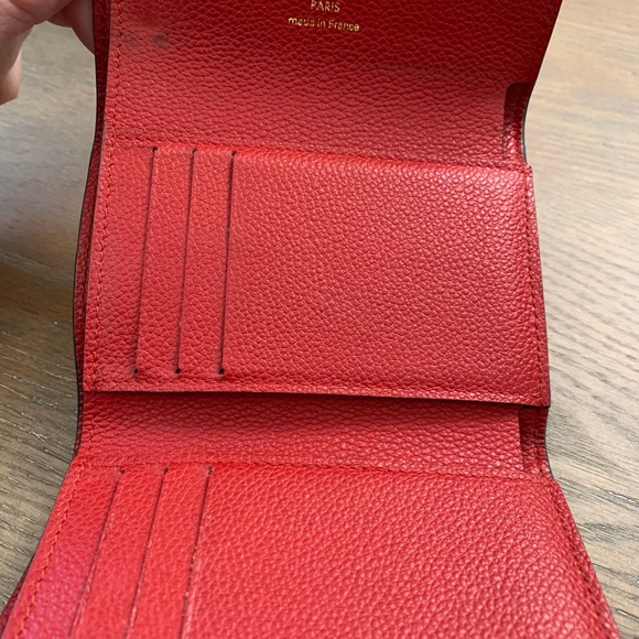 Louis Vuitton Monogram Empreinte Wallet in Pomme Red - Picture 3 of 12